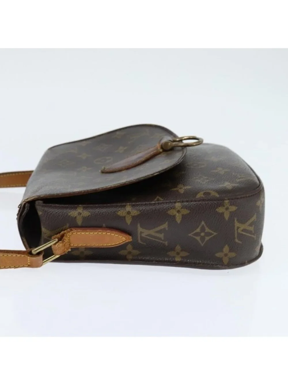 Authentic LOUIS VUITTON Monogram Saint Cloud GM Shoulder Bag M51242 LV - Picture 10 of 16